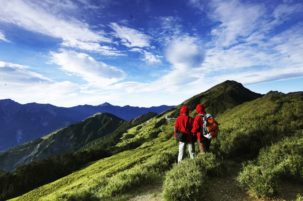 合歡山 旅人登高望遠