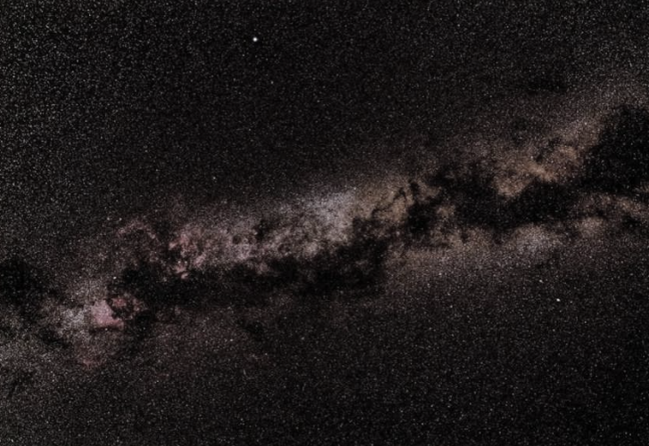 合歡山暗夜星空